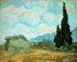 Wheat field with cypresses 1889. Wheat Field With Cypresses 1889 Vincent Van Gogh Wikiart Org