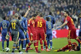 Au cœur du foot business de laliga. Photos Foot Expulsion De Paul Pogba 26 03 2013 France Espagne Eliminatoire Coupe Du Monde 2014