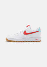 Nike air force 1 mid '07 le men's • white/white $95.00. Nike Sportswear Air Force 1 07 Lv8 Unisex Trainers White Chile Red Glacier Ice Light Brown White Zalando De