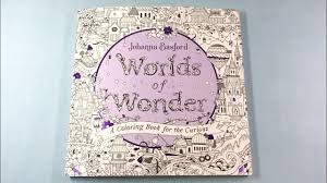 Paper that is good for drawing especially for illustrations is padalarang paper and aquarelle paper. Flip Through Worlds Of Wonder Coloring Book By Johanna Basford Youtube