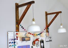 When i was contacted by ottlite earlier this summer and asked to review one of their lamps, i jumped at the chance. Diy Light Sconce Corbel Style Ikea Ranarp Light Hack Sisters What