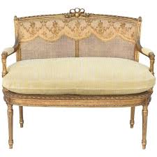 Fine 19th Century French Louis Xvi Giltwood Settee With Caning In 2020 Furniture Affordable Furniture Stores Rustic Furniture Diy