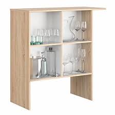 Table Bar Sangria Chene Et Blanc Meuble Bar Bar Table Bar