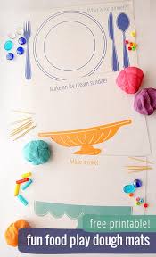 Fun Food Play Dough Mats Playdough Activities Craft Activities For Kids Playdough