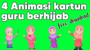 Yuk, cek satu per satu! 4 Green Screen Animasi Kartun Guru Mengajar Free Download Youtube