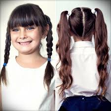 If a school girl you know doesn't wear pigtails starting when she's a little girl, she's missing a milestone! School Girl Ribbon Hairstyle