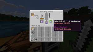 For making the potion, you will need three key ingredients like. How To Make A Splash Potion Of Weakness In Minecraft Materials Required Crafting Guide How To Us