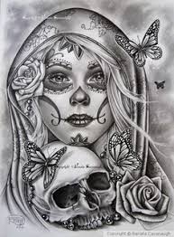 Traditional day of the dead woman tattoo. 17 Day Of The Dead Girl Tattoo Ideas Girl Tattoos Skull Girl Tattoo Sugar Skull Tattoos