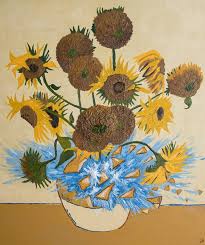 The following takes a closer look at the subject of a sunflower, van gogh, and his style. Exploding Sunflower Vase After Vincent Van Gogh Painting By Lukas Hauser Saatchi Art