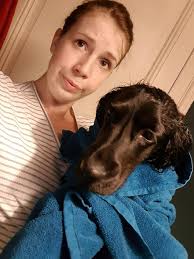 Trying to clean basement 🤦‍♀️ so I thought having 10 dogs inside was a  great idea! Lmao