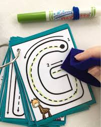 Uppercase Little Letters Clip Cards Dry Erase Alphabet Etsy Letter Clip Card Learning To Write Alphabet Activities