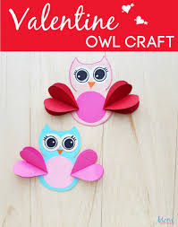How to make a diy owl valentine card. Adorable Valentine S Day Owl Craft For Kids Mom Does Reviews