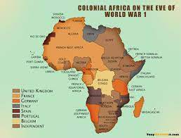 Political map of africa, 1914', (1920). Map Of Colonized Africa In 1914 Tony Mapped It