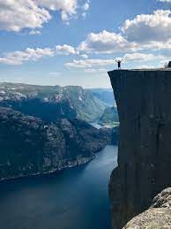 Featuring a garden and lake views, preikestolen basecamp is located 2.3 mi from the pulprit rock, and is the starting point for the hike towards the mountain plateau. Preikestolen Pulpit Rock Away On The Road