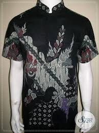 Busana batik pria lengan panjang model koko atau kerah shanghai. Baju Batik Kerah Shanghai Pria Warna Hitam Dijual Online Harga Murah Terjangkau Ld579t M Toko Batik Online 2021