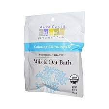 Aura cacia candy cane mist shipper 36 pc: Aura Cacia Soothing Organic Milk And Oat Bath Calming Chamomile 1 75 Oz Buy Online In Kuwait At Desertcart Com Kw Productid 118823804