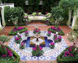 Gardeners World Moroccan Garden Mosaic Garden Courtyard Gardens Design