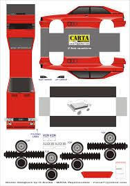 Schritt nun kommt der schwierigste teil. Resultado De Imagem Para Modelos De Maquete De Papel Imprimir Carro De Papelao Audi A Desenhos De Carros