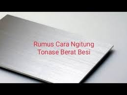 Check spelling or type a new query. Cara Ngitung Tonase Berat Besi Youtube