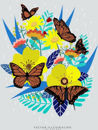 Www.harrykindergartenmusic.combutterfly, butterfly!a song for kids about the butterfly life cycle!to purchase this song in video format (.mp4) or audio forma. Butterflies Background Colorful Flowers Icons Decoration Free Vector In Adobe Illustrator Ai Ai Format Encapsulated Postscript Eps Eps Format Format For Free Download 3 74mb