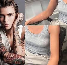 Ruby rose has over 60 tattoos on her little body and it's hard to believe, but it's true. Ruby Rose Without Tattoos Novocom Top