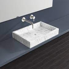 You can order sinks according to any dimensions you wish. Marble Sink Mwb 01 M In Matte Carrara Marble