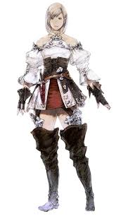 Hyur Female In Initial Gear Characters Art Final Fantasy Xiv A Realm Reborn Concept Art Characters Female Character Design Final Fantasy Xiv