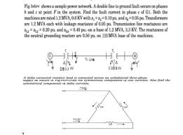 This circuit breaker will be tripped if there are any faults in the circuit. Solved Fig Below Shows A Sample Power Network A Double Chegg Com