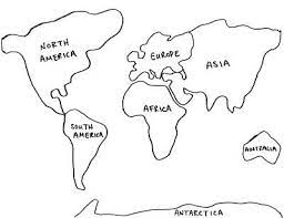 Continents coloring page world map seven continents best no labels new europe coloring page. Pin On Mandale Na Torbe