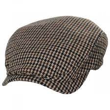 Wigens Caps Houndstooth Cashmere Earflap Ivy Cap Ivy Caps Ivy Cap Houndstooth Houndstooth Pattern