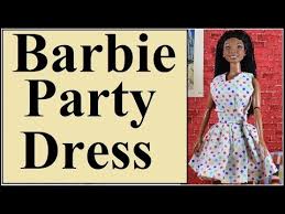 You can be the designer of many evening gowns. Free Doll Clothes Patterns Barbie Party Dress Youtube
