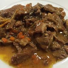 Beef fricandó, delicious beef stew! Fricando De Ternera Con Camagrocs Trompetas Amarillas Flavorcook
