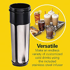 Uses a mesh scoop filter so it can be brewed with your choice of coffee grounds. Hamilton Beach Cold Brew Iced Coffee Maker And Tea Infuser 1 7 L 57 5 Oz Glass Pitcher With Removable Stainless Steel Filter Pricepulse