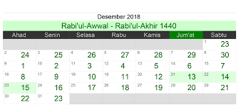 Kalender nasional tahun 2021 atau kalender masehi ini dilengkapi dengan kalender islam dan jawa, sehingga memudahkan anda untuk melihat perpaduan antara 3. Kalender Islam 1440 Hijriyah Bulan Desember Tahun 2018 M