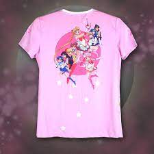 Cute Anime Cartoon Sailor Moon T-shirt Women Girls Short Sleeve Tee Tops  Hot | eBay