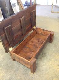 Coffee Table With Storage Wood Table Diy Diy Storage Coffee Table Reclaimed Wood Coffee Table