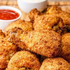 Air Fryer Crispy Chicken The Best Guilt Free Fried Chicken Ever Recipe Air Fryer Fried Chicken Drumstick Recipes Fried Chicken Legs