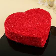 Buy red velvet cake in heart design for your girlfriend, wife at anniversary, wedding and special occasions. Red Velvet Heart Cake Myflowertree