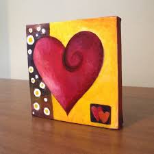 Canvas Painting Ideas For Beginners Bing Images Valentines Art Heart Painting Romantic Art