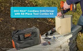 The lithium ion battery is always ready and holds a. Amazon Com Black Decker 20v Max Drill Home Tool Kit 68 Piece Ldx120pk Home Improvement