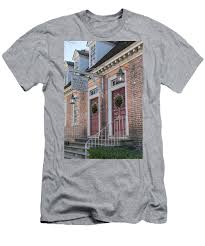 Brick House Tavern Colonial Williamsburg Mens T Shirt Athletic Fit
