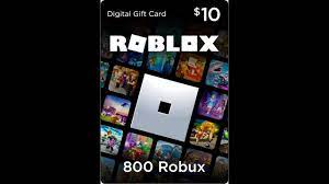 Roblox gift cards come in two types: Roblox Gift Card 800 Robux Online Game Code Youtube