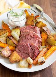 One Corned Beef Brisket Food Dishes Corned Beef Brisket Beef Recipes