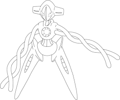 Deoxys Pokemon Coloring Page Pokemon Coloring Pages Pokemon Coloring Pokemon Sketch