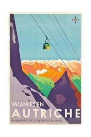 Vacances En Autriche Poster Advertising Vacations In Austria Giclee Print Art Com Austria Travel Poster Travel Posters Vintage Posters