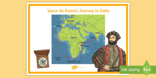 Vasco da gama spent most of his life from around the age of twenty as a sea navigator. Vasco Da Gama Explorer Map Teacher Made