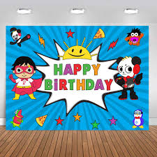 Check spelling or type a new query. Amazon Com 7x5ft Ryan S World Photography Vinyl Photo Background For Kids Birthday Party Backdrops Decoration Camera Photo
