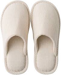 Amazon Com Fendou Comfortable Slippers Summer Linen Washable Breathable Cotton Open Toe House Slippers For Women Comfortable Slippers Slippers Beige Slippers