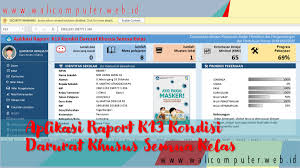 Setelah sebelumnya saya membagikan aplikasi raport k13 smp, aplikasi raport k13 sd semester 2 revisi 2019, aplikasi raport k13 smk, download . Aplikasi Raport K13 Sd S1 Kondisi Darurat Covid 19 Tahun Ajaran 2020 2021 Wali Computer