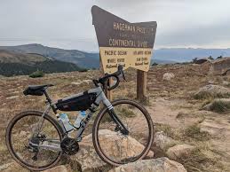 frame flexing gravel frying pan road to hagerman pass co gravelcycling traveling by yourself continental divide cyclocross